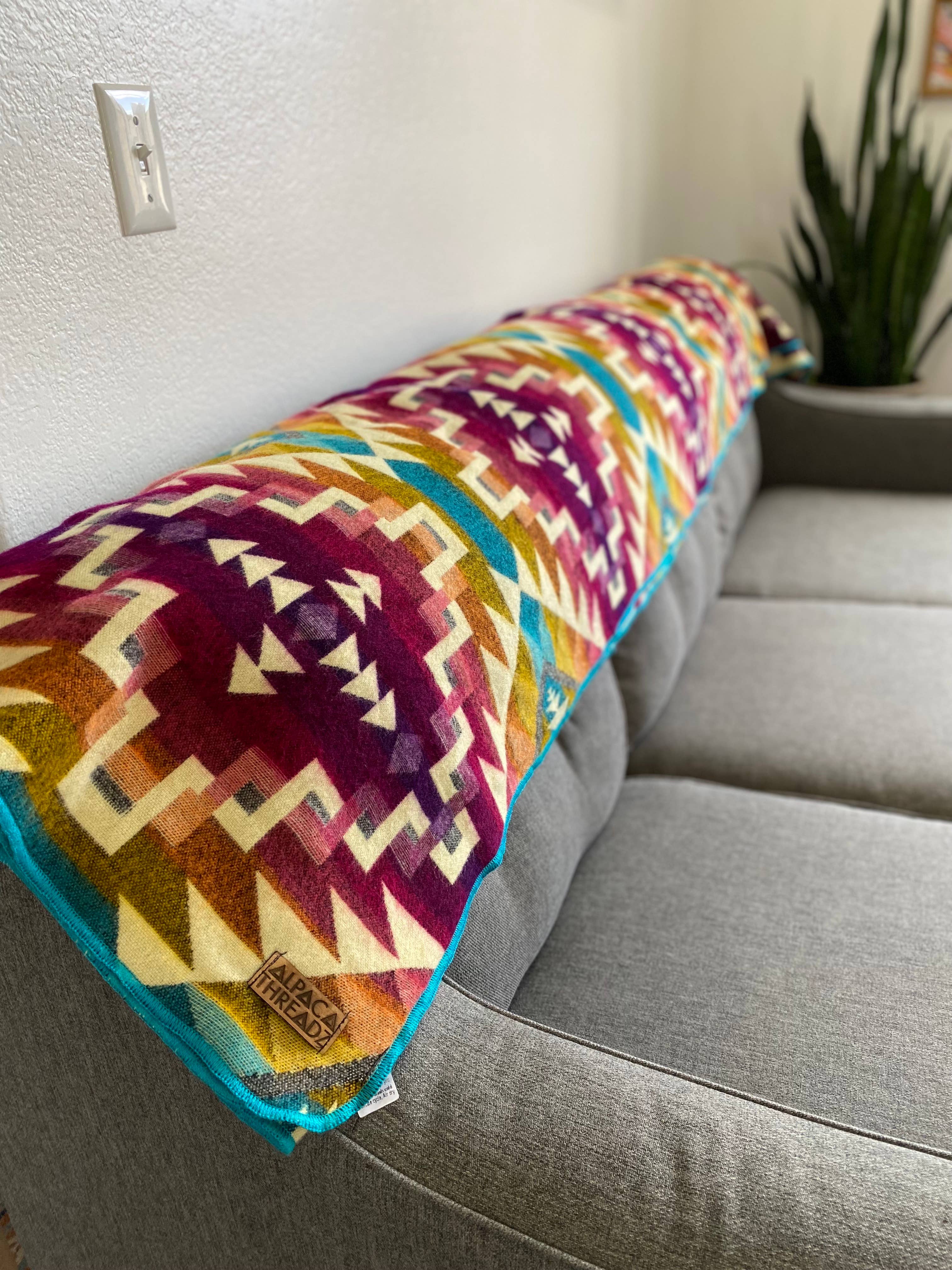 Desert Sunset Alpaca Blanket