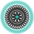 Turquoise Concho MagSafe PopSocket