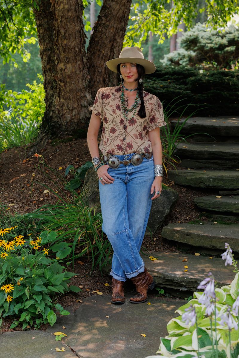 Tasha Polizzi Fern Button Down