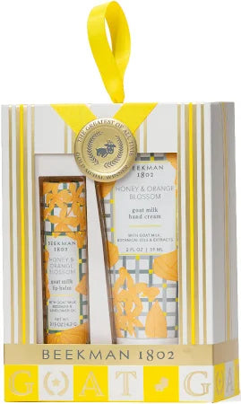 Beekman Hand Cream and Lip Balm Gift Set